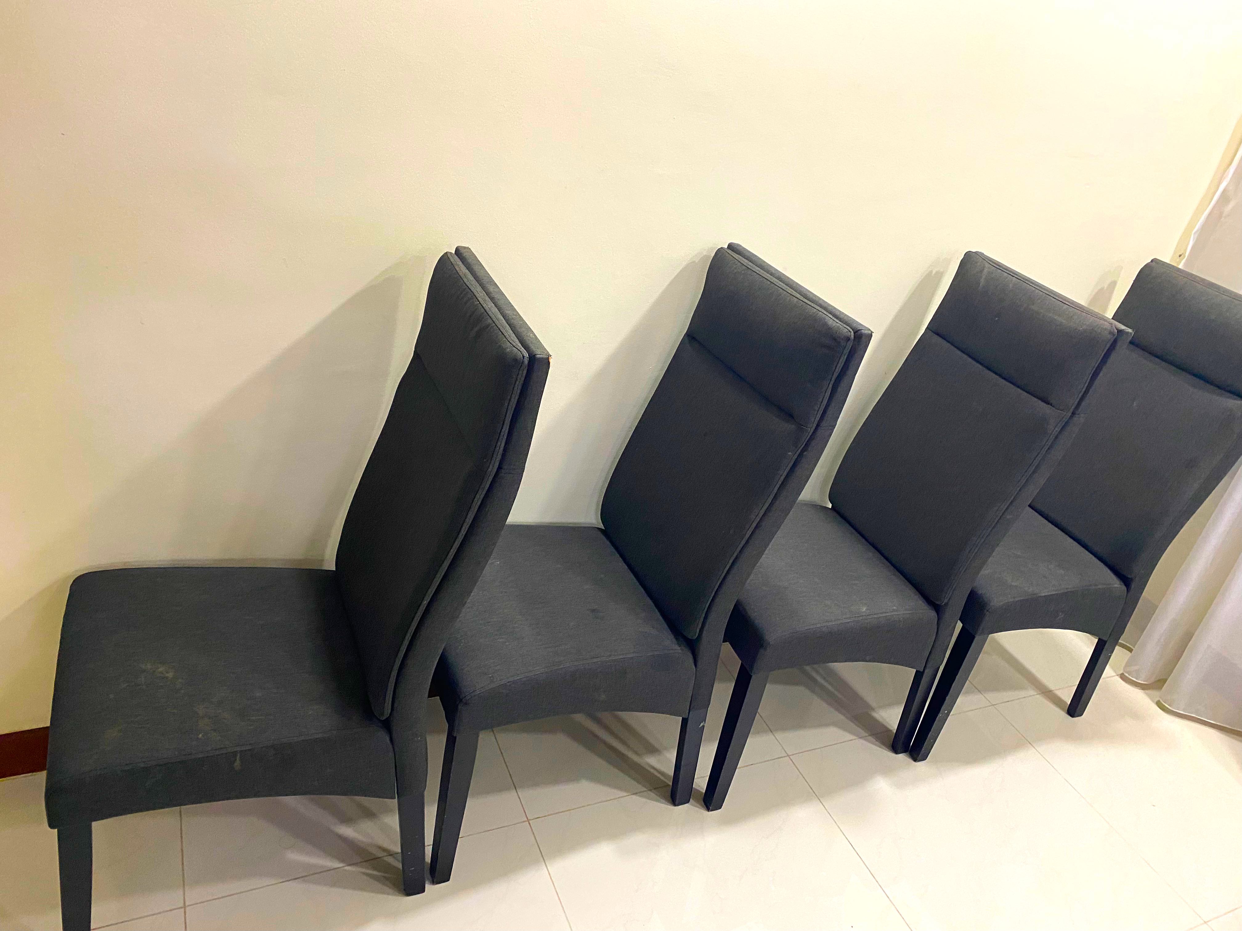 Dining Chairs x4, Furniture & Home Living, Furniture, Chairs on Carousell