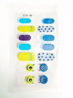 Disney Monsters Inc / Monsters University Sulley and Mike Nail Sticker