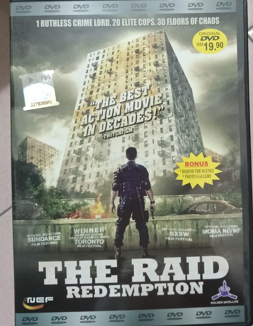 Dvd The Raid Redemption 🔥 Winner Best Toronto Film Festival Movie, Hobbies  & Toys, Music & Media, Cds & Dvds On Carousell