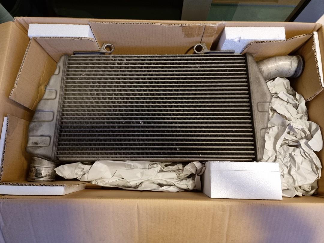 Evo X Stock Intercooler with HKS UICP and stock LICP, Car Accessories