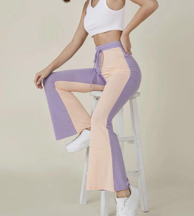 Tight fitting bell bottom pants hot sale