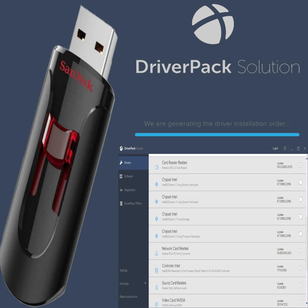 Flashdisk 3.0 Driverpack Offline For Driver Windows XP, 7,8,10,11.