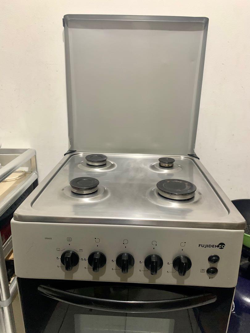 Fujidenzo 50 cm Cooking Range, 4 Gas Burner, Gas Oven, TV & Home