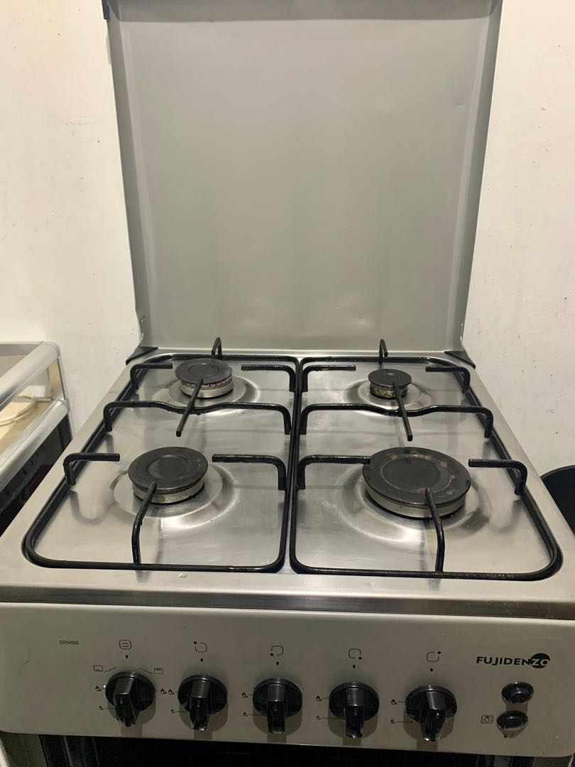 Fujidenzo 50 cm Cooking Range, 4 Gas Burner, Gas Oven, TV & Home