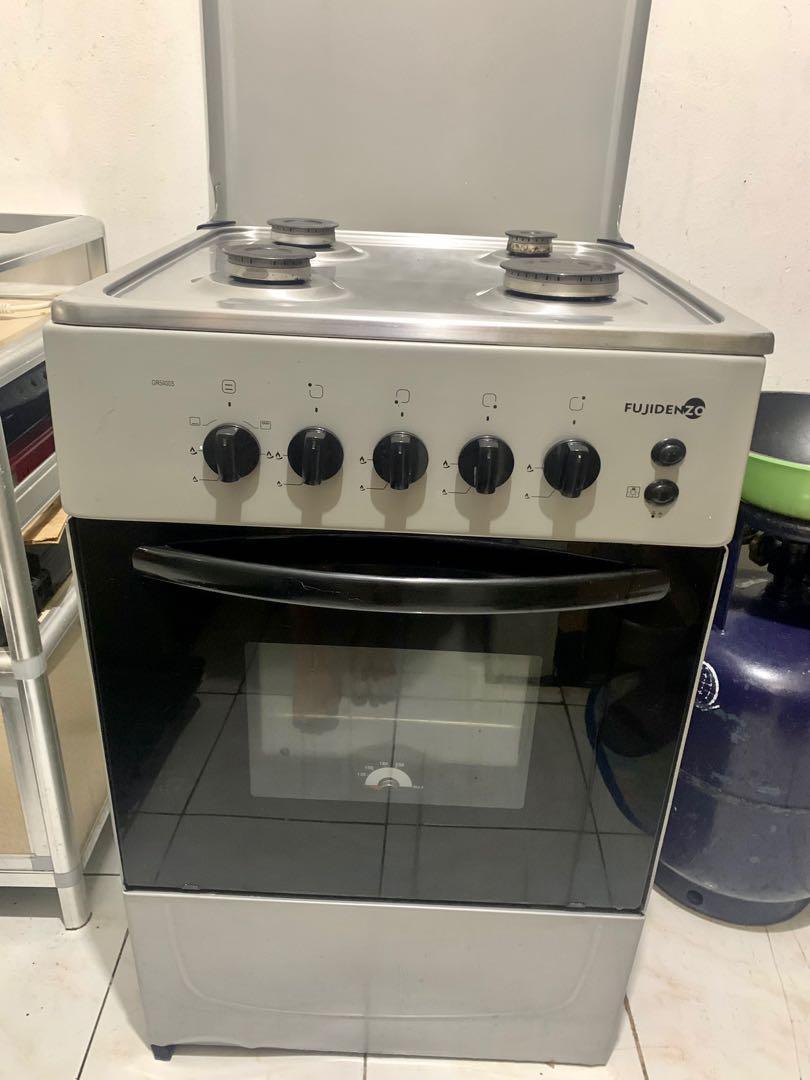 Fujidenzo 50 cm Cooking Range, 4 Gas Burner, Gas Oven, TV & Home