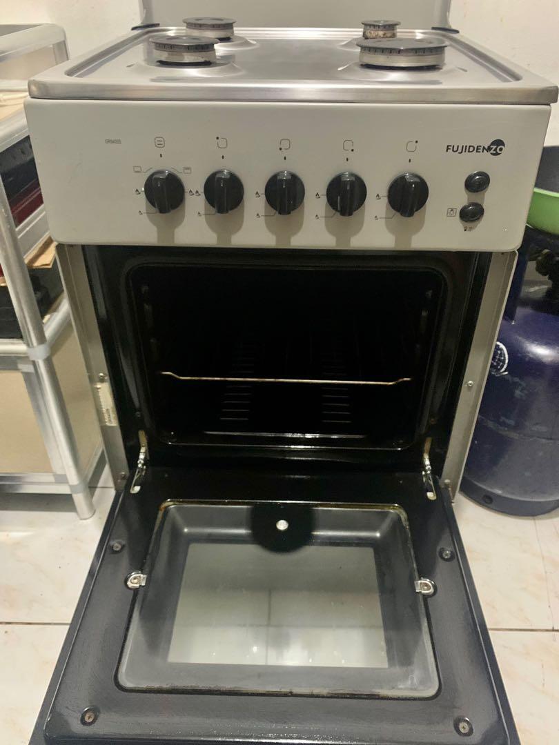 Fujidenzo 50 cm Cooking Range, 4 Gas Burner, Gas Oven, TV & Home