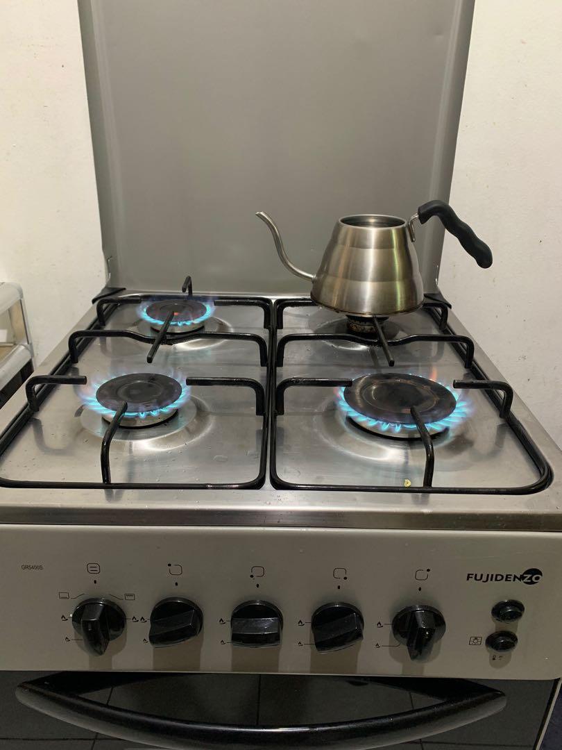 Fujidenzo 50 cm Cooking Range, 4 Gas Burner, Gas Oven, TV & Home