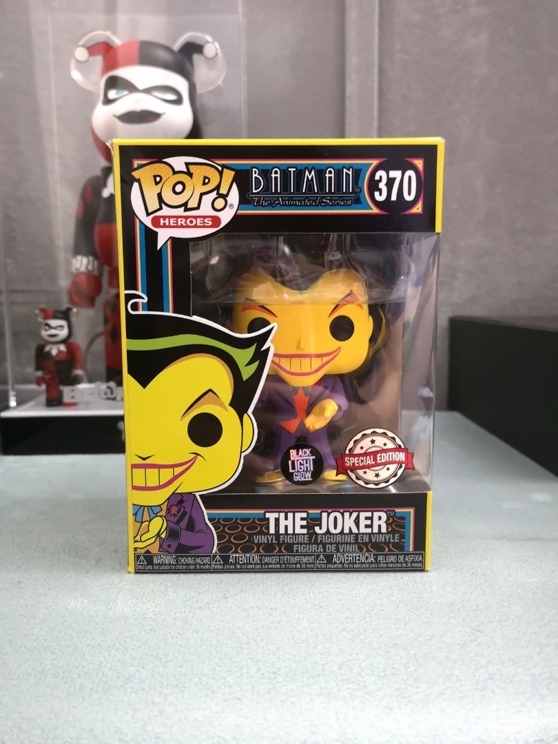 Batman The Animated Series - The Joker Blacklight - POP! Heroes action  figure 370