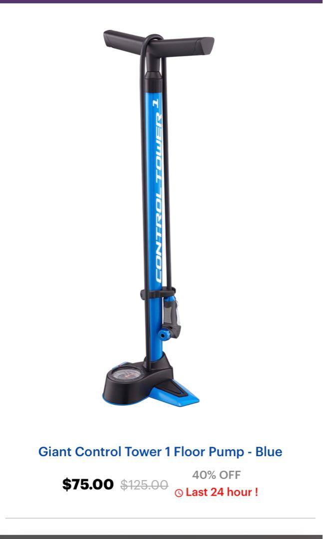 Giant Control Tower Bicycle Pump with smart pump head