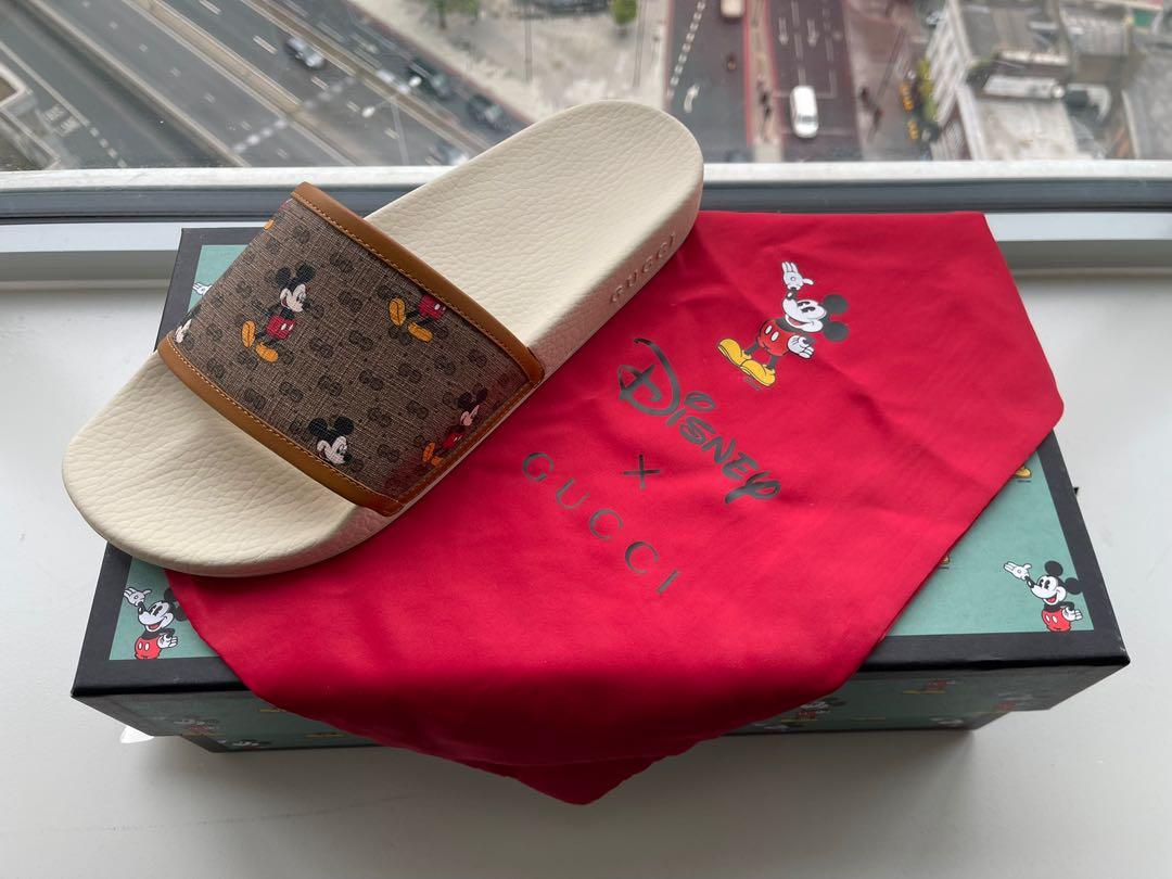 Mickey mouse gucci clearance slides