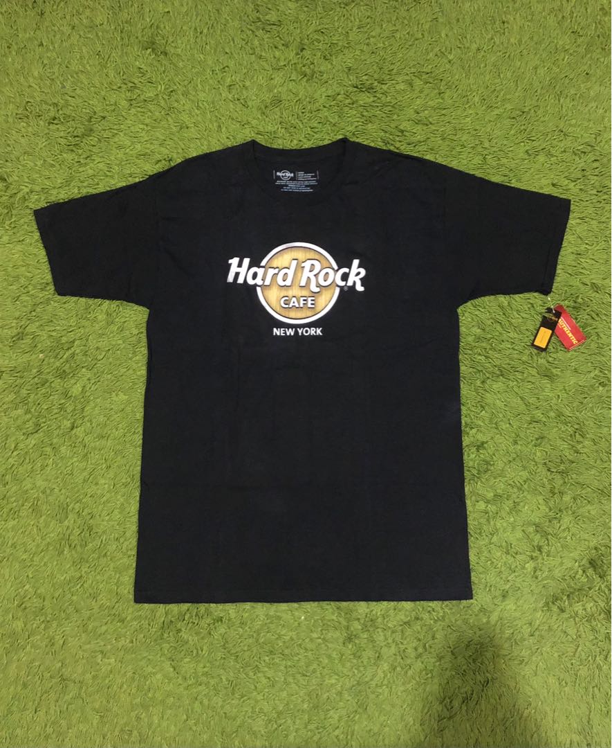 Hard Rock Cafe New York NY Black Mens T-Shirt Large L
