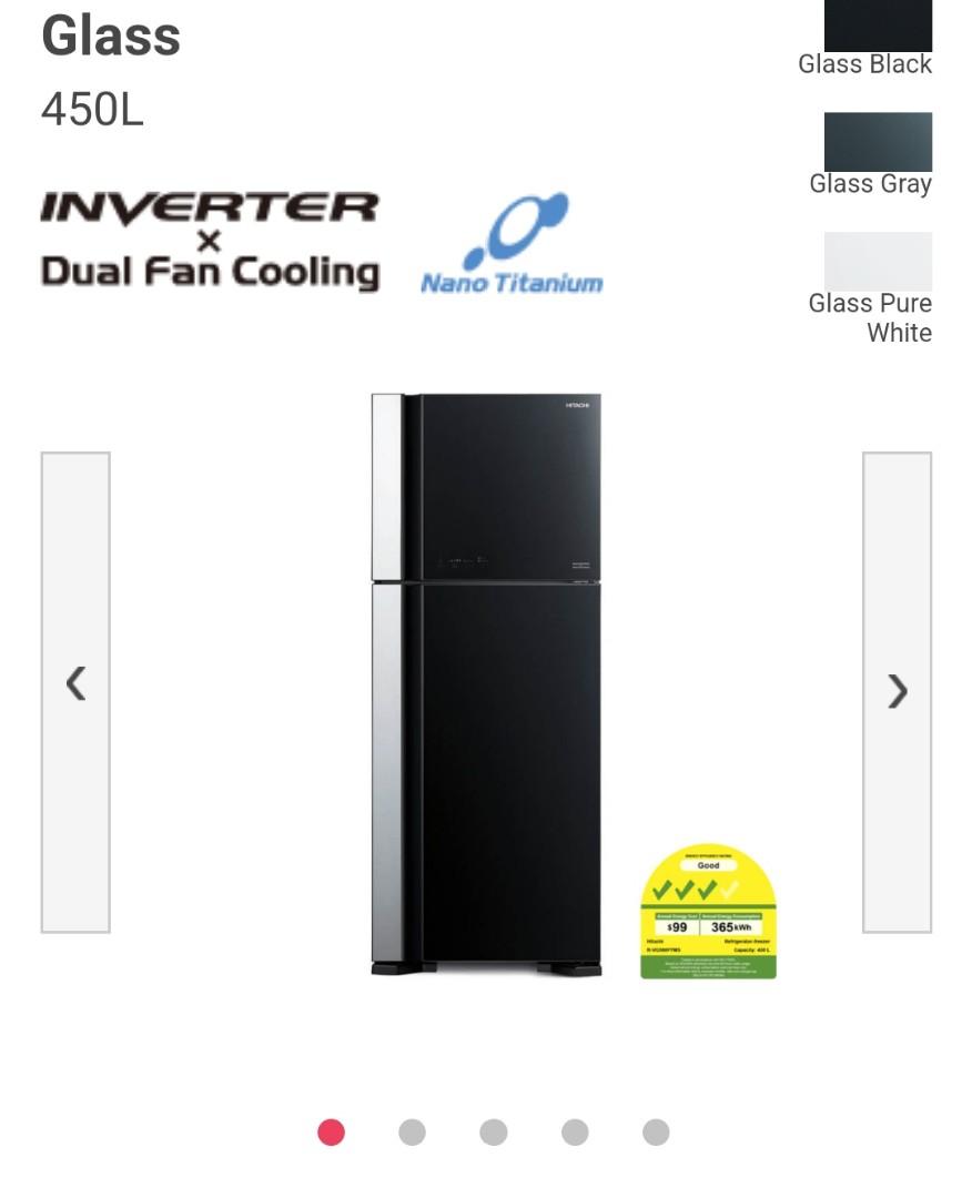 HITACHI Inverter x Dual Fan Cooling fridge, TV & Home Appliances