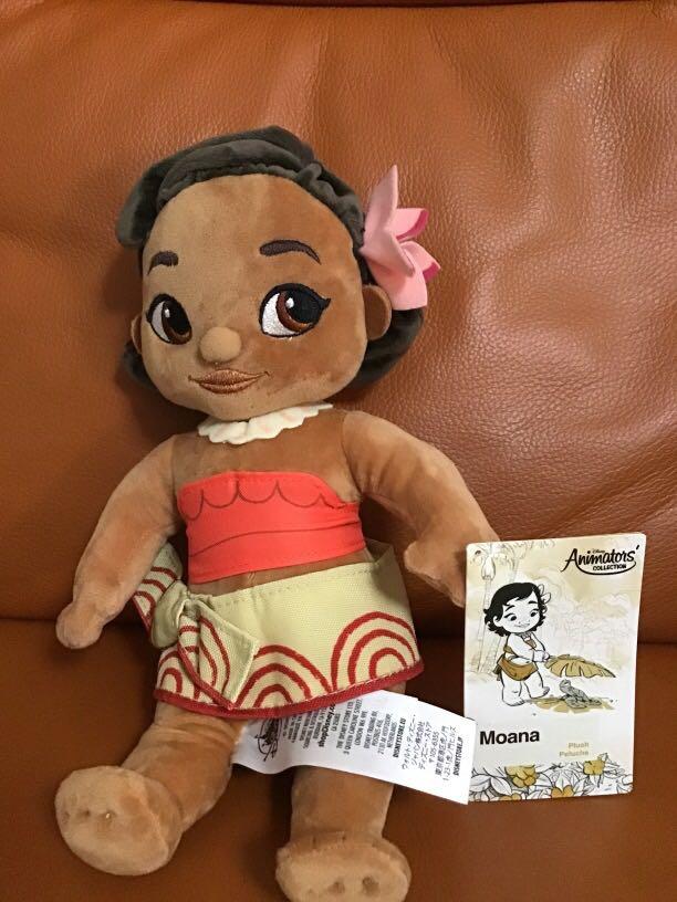 Hong Kong Disneyland Animators Collection Moana Plush Moana Disneyland HKDL 149 Carousell
