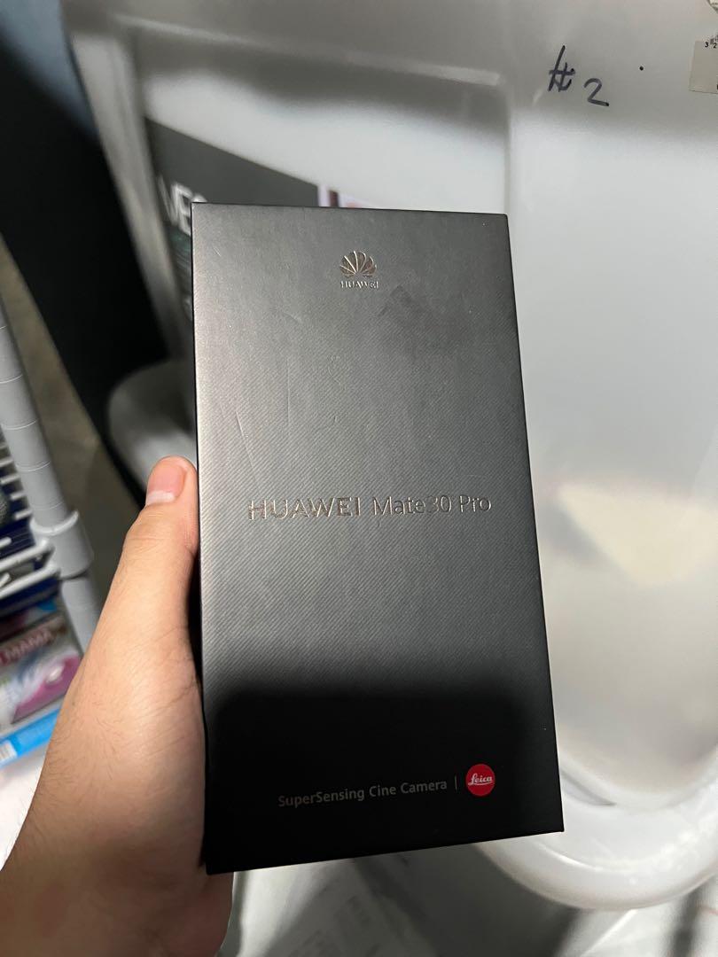 Huawei Mate 30 Pro (Category: Huawei) located in Angeles City. Submitted by thegreatseller (Listing ID 1175771689, Image 3). Description: With Box, charger and earphones 91% battery maximum capacity Issue scratched screen since no screen protector.