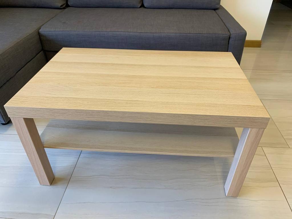 LACK Coffee table, white stained oak effect, 118x78 cm - IKEA