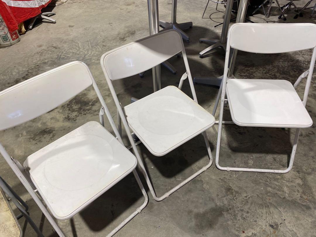 Standard IKEA folding chairs, Furniture & Home Living, Furniture