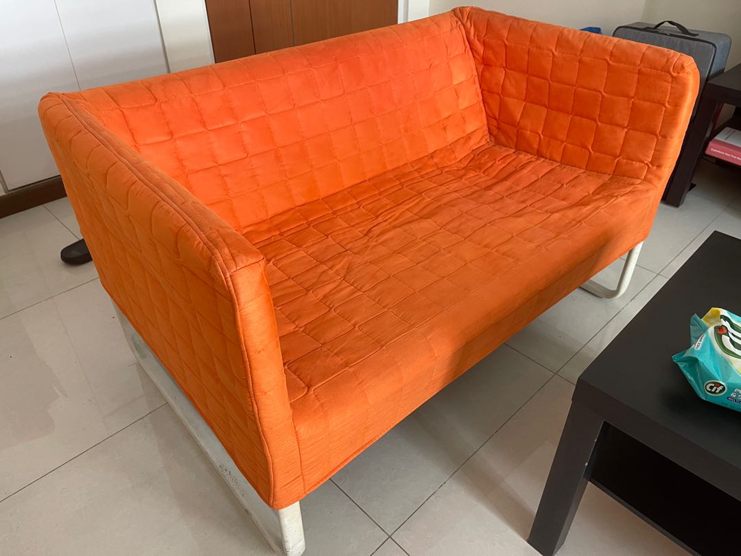 IKEA metal frame sofa, Furniture & Home Living, Furniture, Sofas on