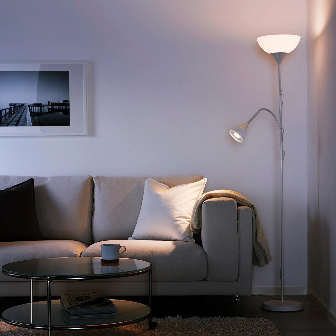 Ikea Nymo floor lamp, Furniture & Home Living, Lighting & Fans, Lighting on  Carousell