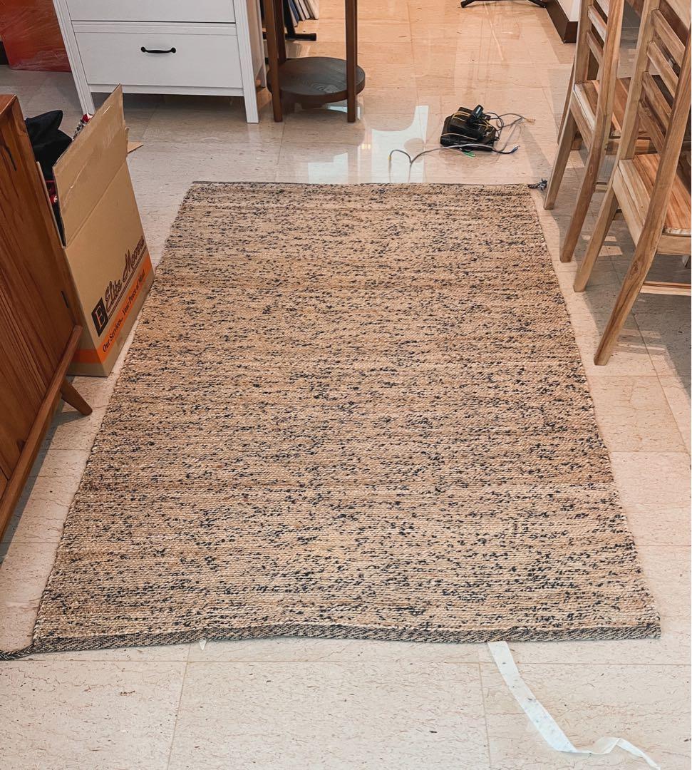 IKEA Rattan Rug, Furniture & Home Living, Home Decor, Carpets, Mats