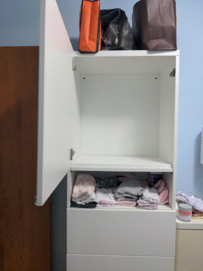 IKEA Shelf & Drawers (BESTA), 傢俬＆家居, 傢俬, 書櫃、櫃子及架 Carousell