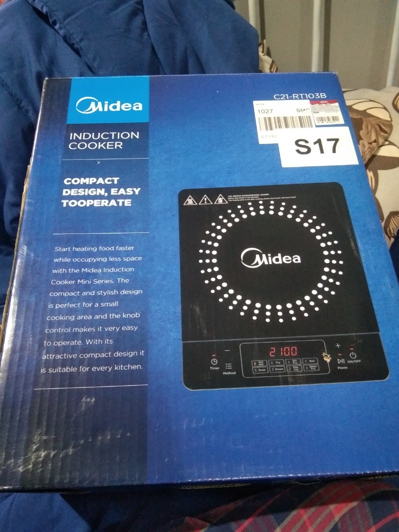 INDUCTION COOKER MEDIA C21-RT103B RM180, TV & Home Appliances, Kitchen ...