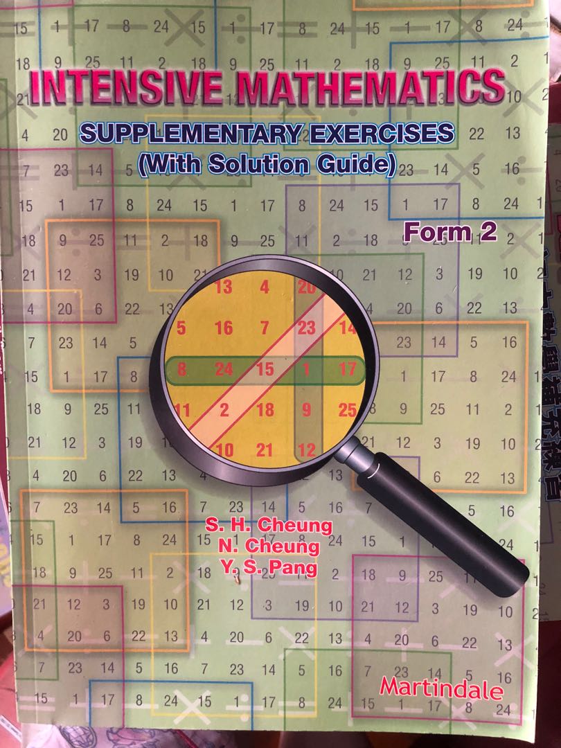 Intensive Mathematics Form 2 with solution guide, 興趣及遊戲, 書本 & 文具, 書本及雜誌 ...