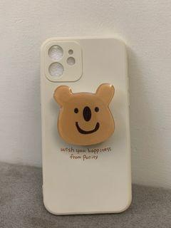 iPhone 13 韓風手機殼（附小熊支架）