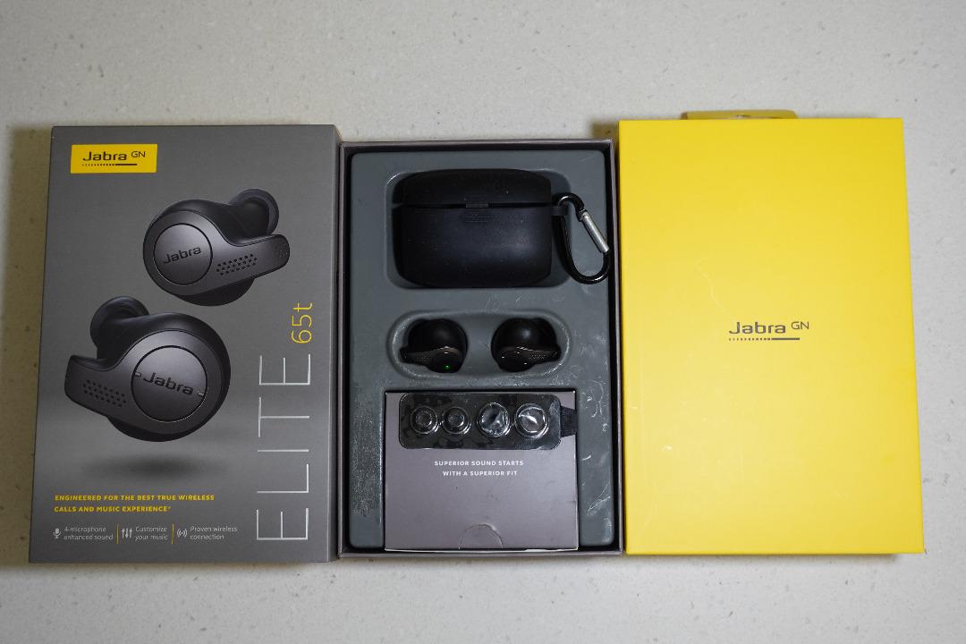 Jabra Elite 65T ANC Titanium Black Audio Earphones on Carousell