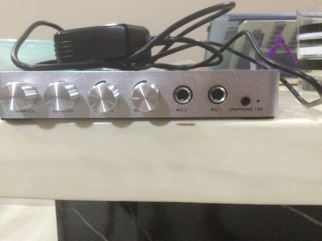 Karaoke mic mixer with HDMI in/out, Audio, Other Audio Equipment on