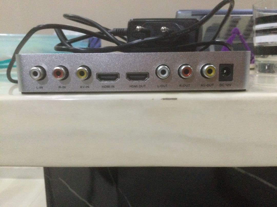 Karaoke mic mixer with HDMI in/out, Audio, Other Audio Equipment on Carousell