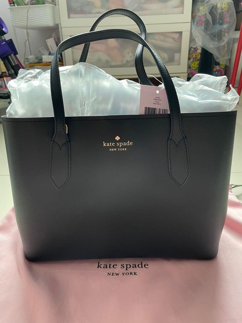 Kate Spade black sling Tote Bag -harper satchel, Women's Fashion, Bags &  Wallets, Tote Bags on Carousell