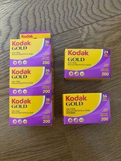 Kodak Gold 35mm Film Rolls