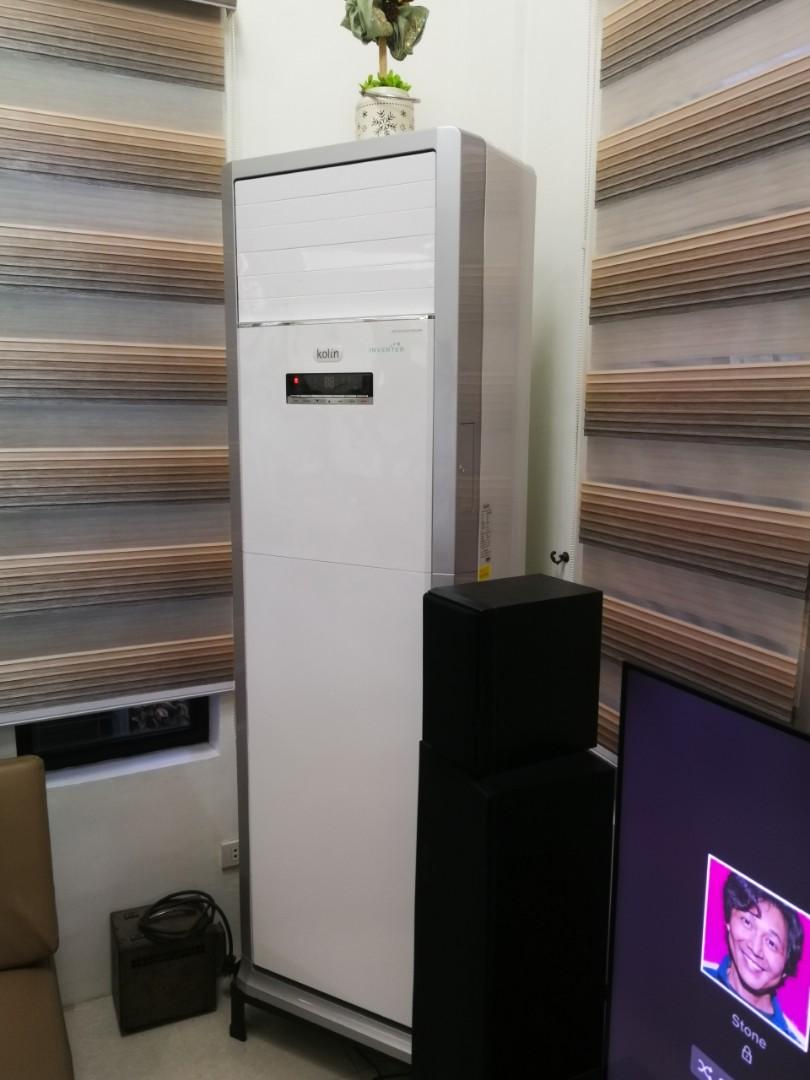 Kolin Floor mounted inverter Aircon, Furniture & Home Living, Office