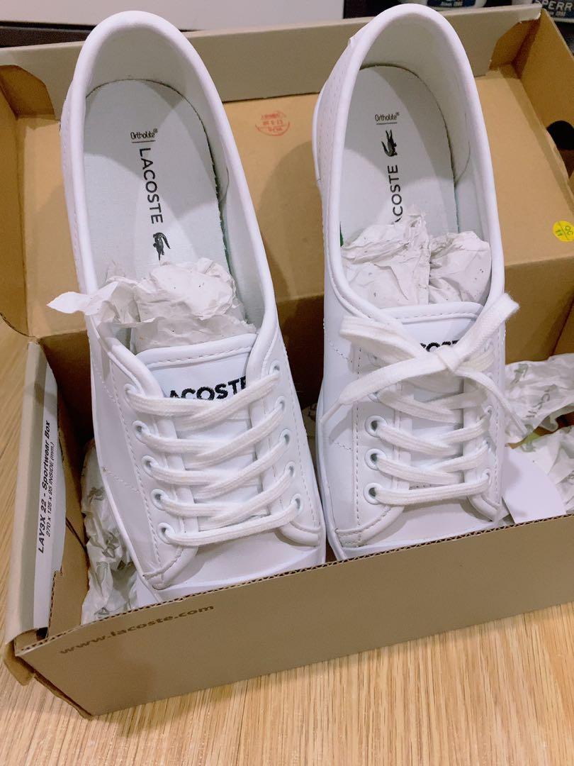 Lacoste ziane white leather hotsell