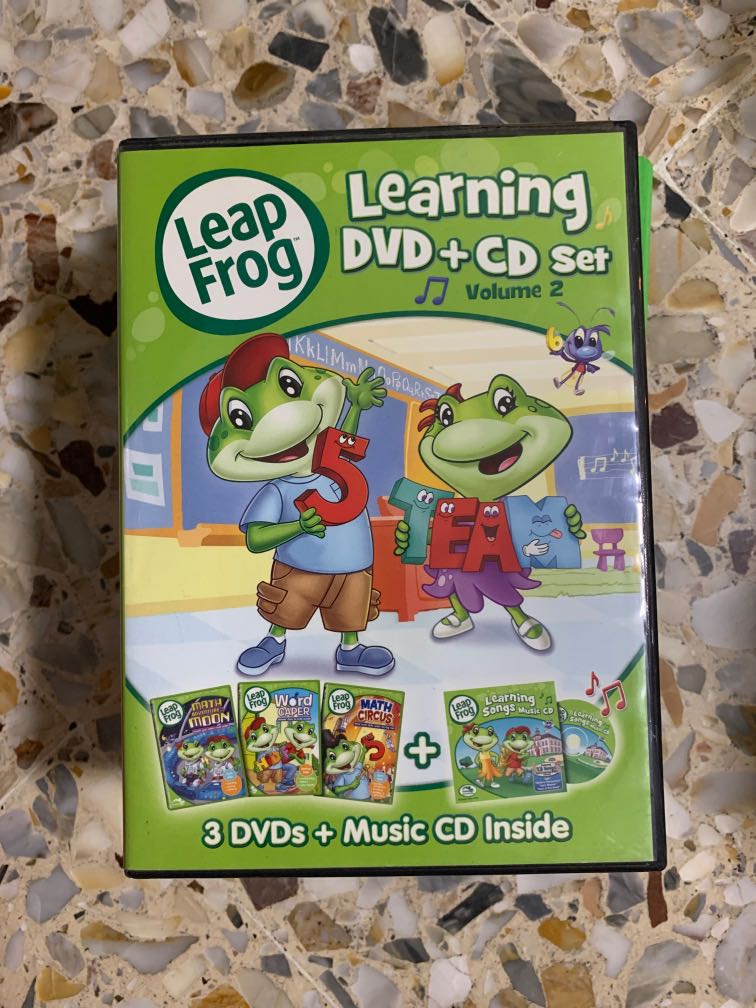 Leapfrog learning DvD + CD set, Hobbies & Toys, Music & Media, CDs ...