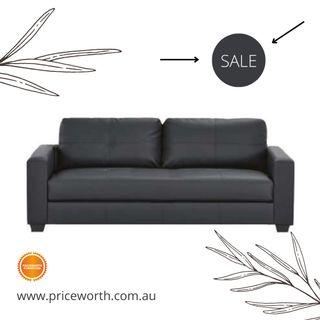 Leather Sofa- PU Leather Couch- Lounge- Soft Sofa Sale