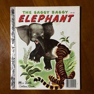 Little Golden Book: The Saggy Baggy Elephant (Vintage, 1974)
