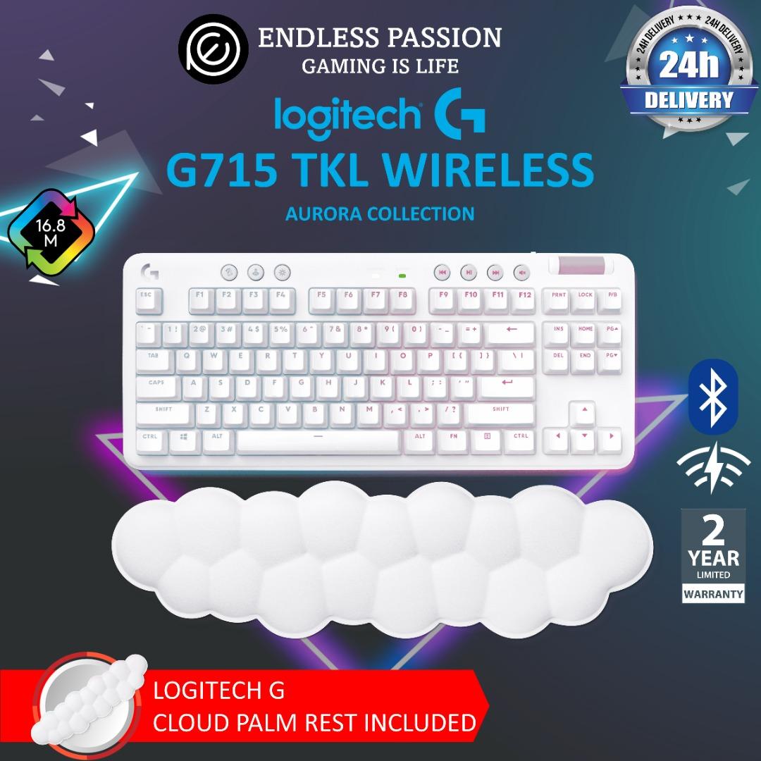 Logitech G715 Wireless Gaming Keyboard Blue Clicky RGB