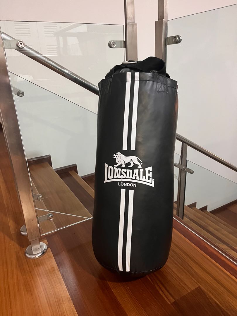 Lonsdale Super Pro Free Standing Punch Bag  Black One Size   Amazoncouk Sports  Outdoors