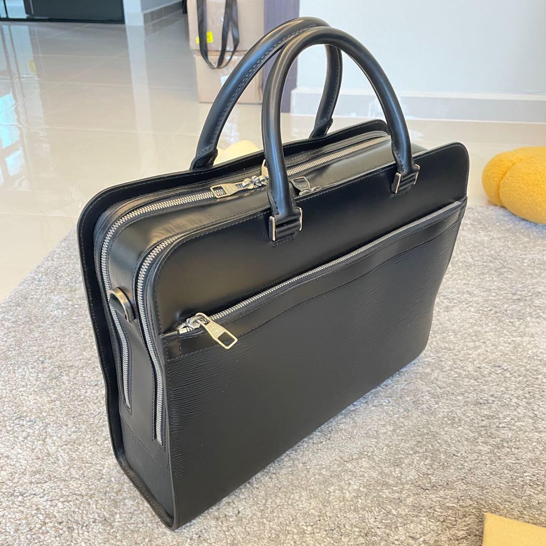 Louis Vuitton Bassano Briefcase Epi Leather GM at 1stDibs