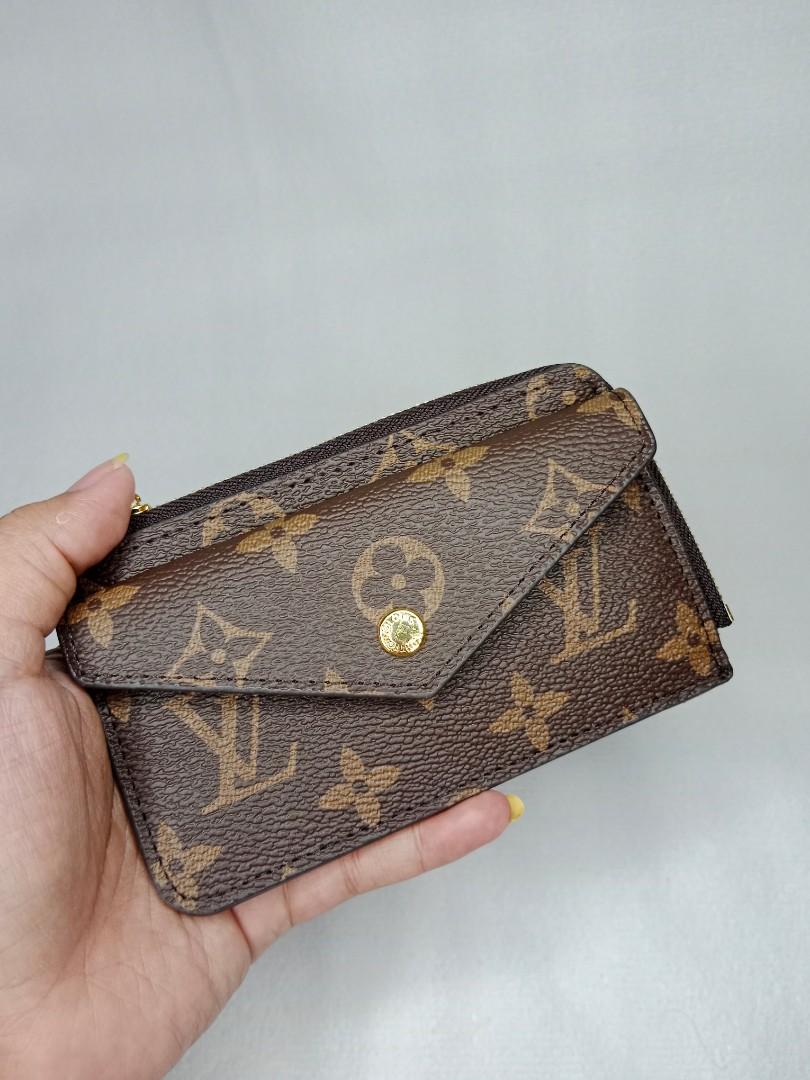 LV recto verso cardholder with zip, Luxury, Bags & Wallets on Carousell