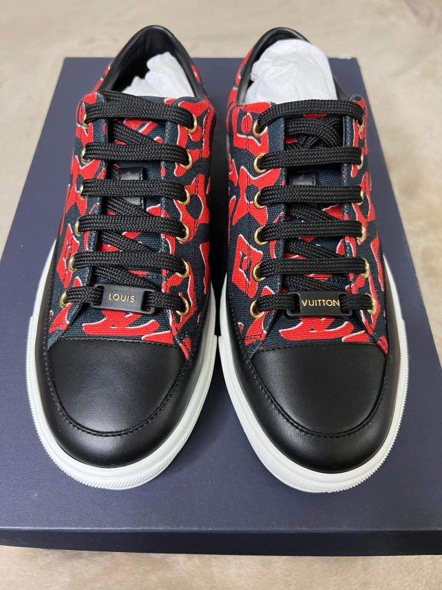 Lv Crafty Stellar Open Back Sneaker In Red