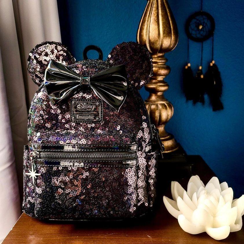 Loungefly x Disney Celestial Dreams Black Holographic Sequin