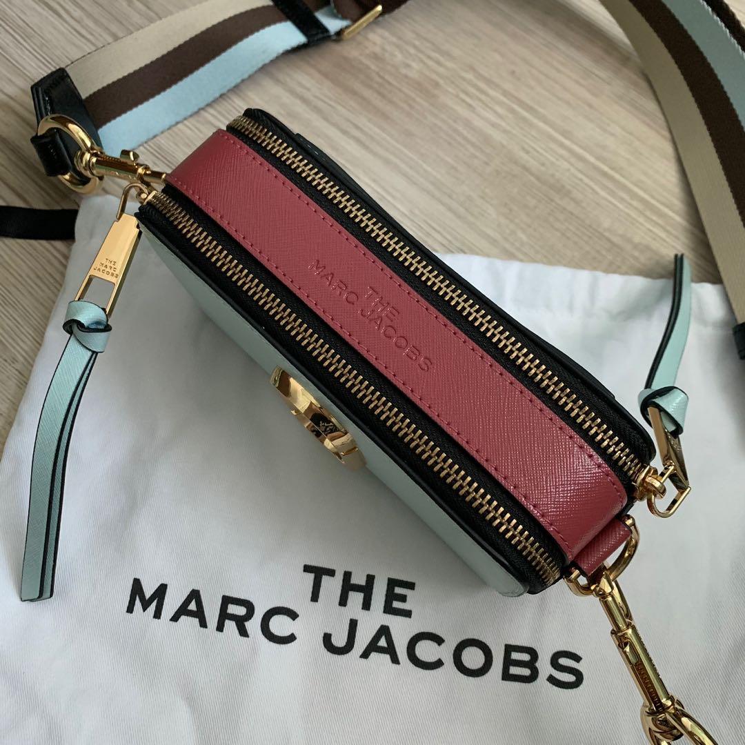 Marc Jacobs Snapshot Crossbody Bag, Lake Blue Multi, New With Tags