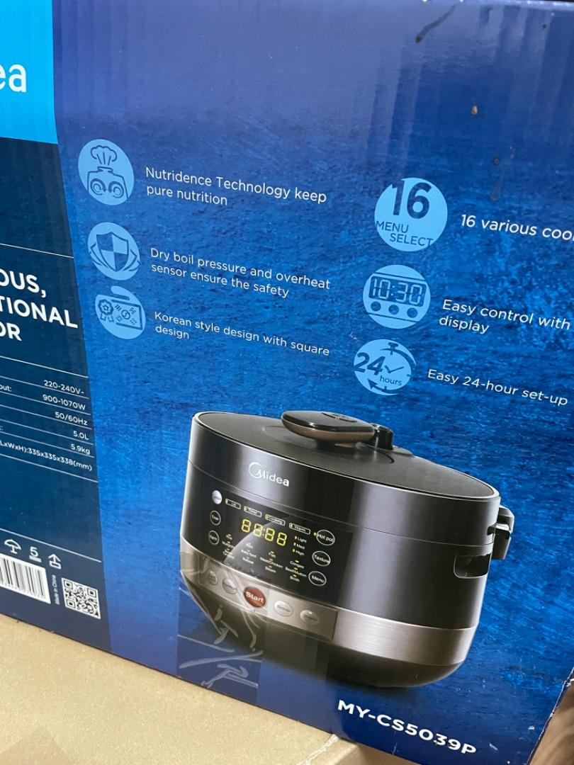 Midea Brand Pressure Cooker, TV & Home Appliances, Kitchen Appliances ...