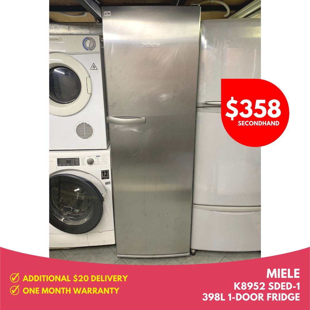MIELE 398L 1Door Fridge_K8952 SDED1 (91790), TV & Home Appliances