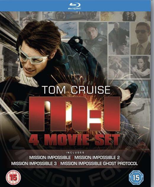 Mission Impossible 4 Movie Set Blu ray Mission Impossible
