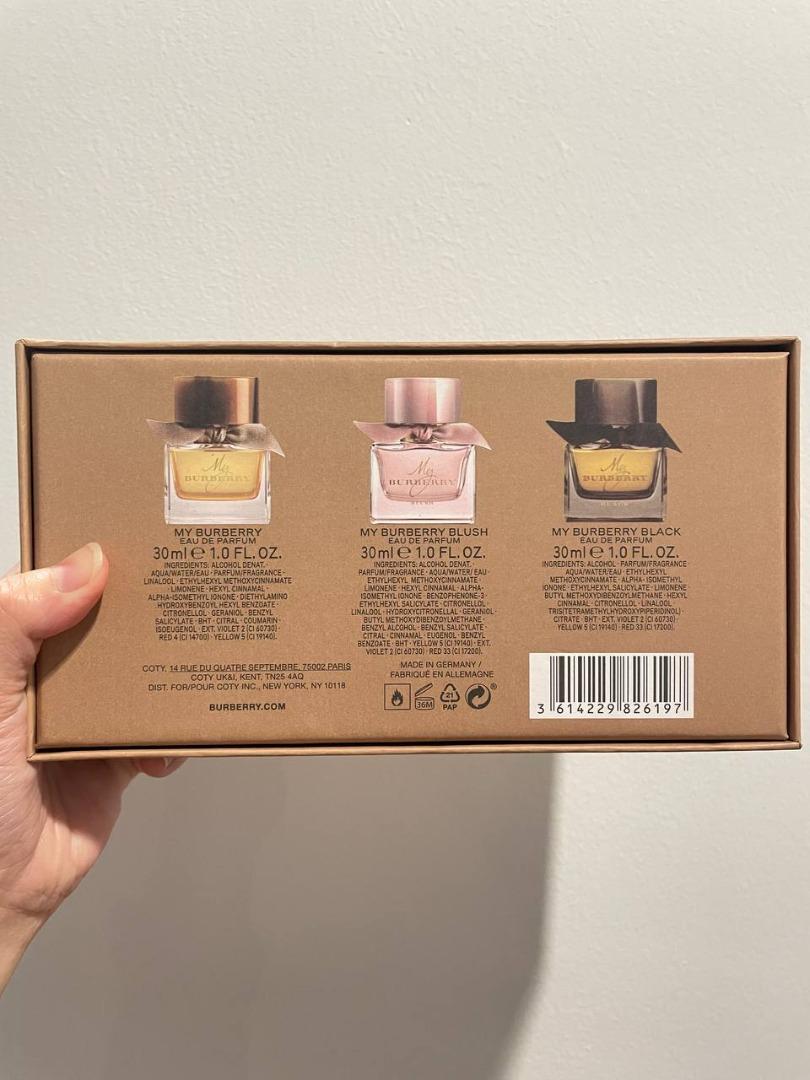 Burberry perfume red on sale box