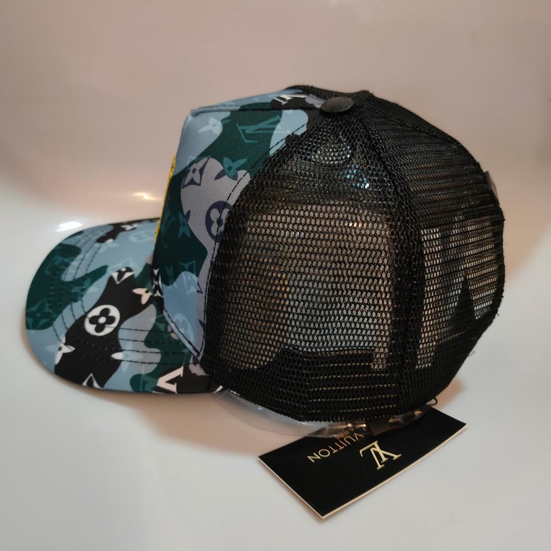 Louis Vuitton Camo Mesh Baseball Hat