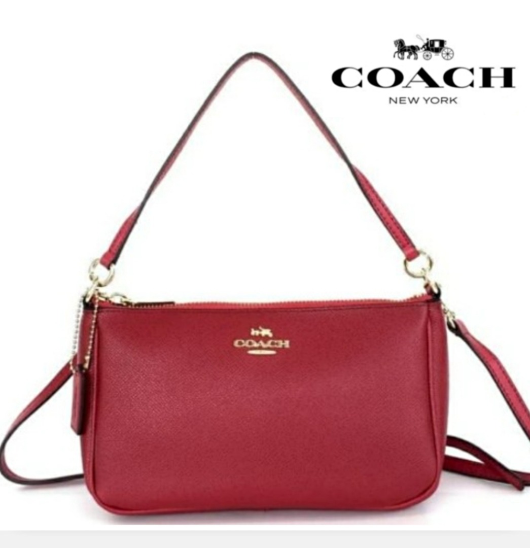 Coach pouch top top handle